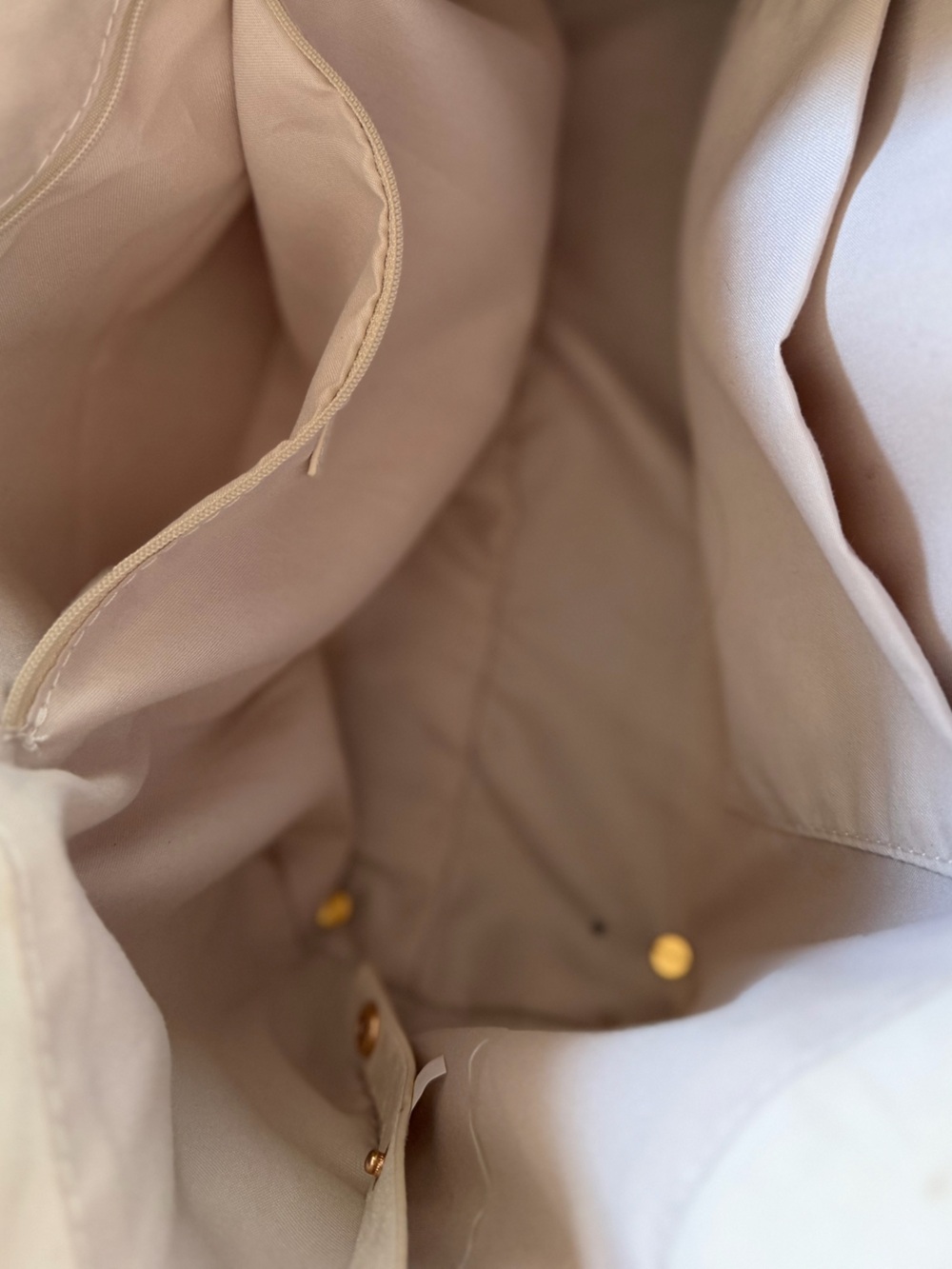 AHDORNED 2-in-1 Vegan Suede Hobo w/ Pouch Crossbody Bag Cream - Picture 7 of 11
